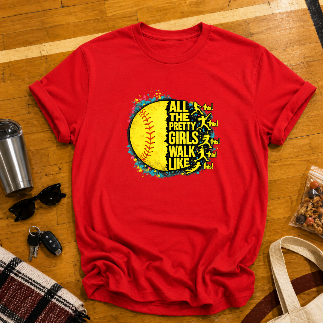 All The Pretty Girls Softball Tee