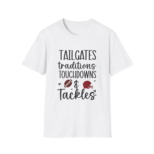 Tailgates Traditions Touchdowns Football Tee