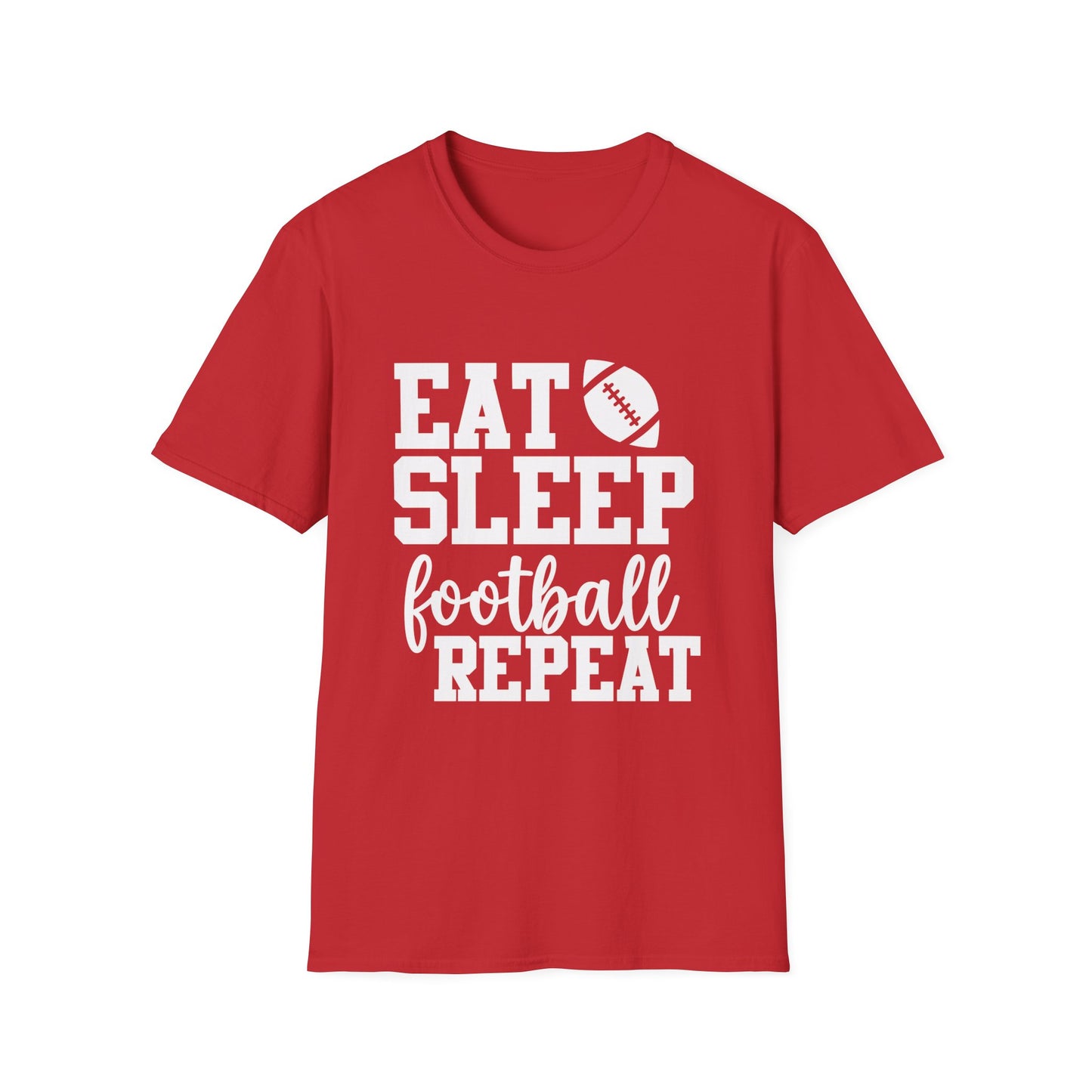 Eat Sleep Football Repeat Tee
