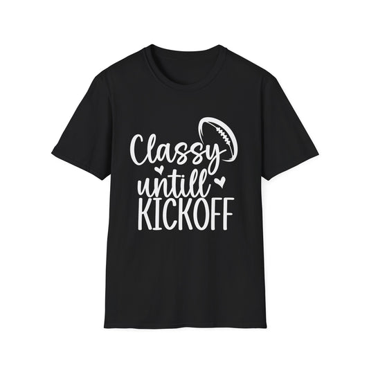 Classy Until Kickoff Football Tee