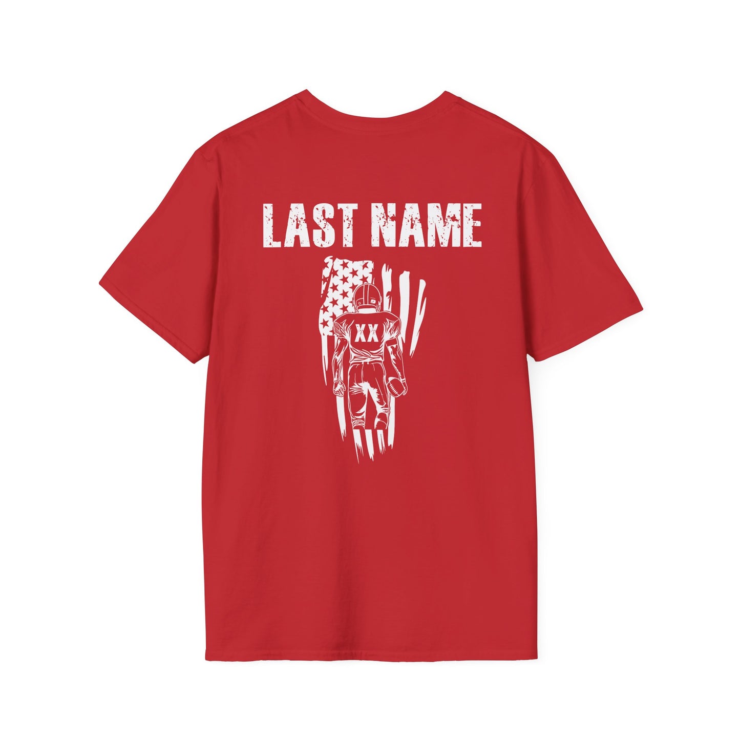 Custom Football Dad Flag Tee