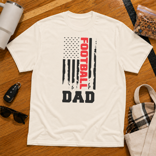 Football Dad Flag Tee