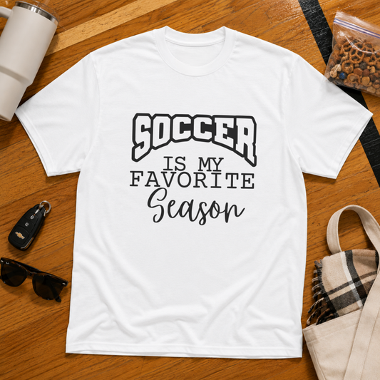Soccer Is My Favorite Season Tee
