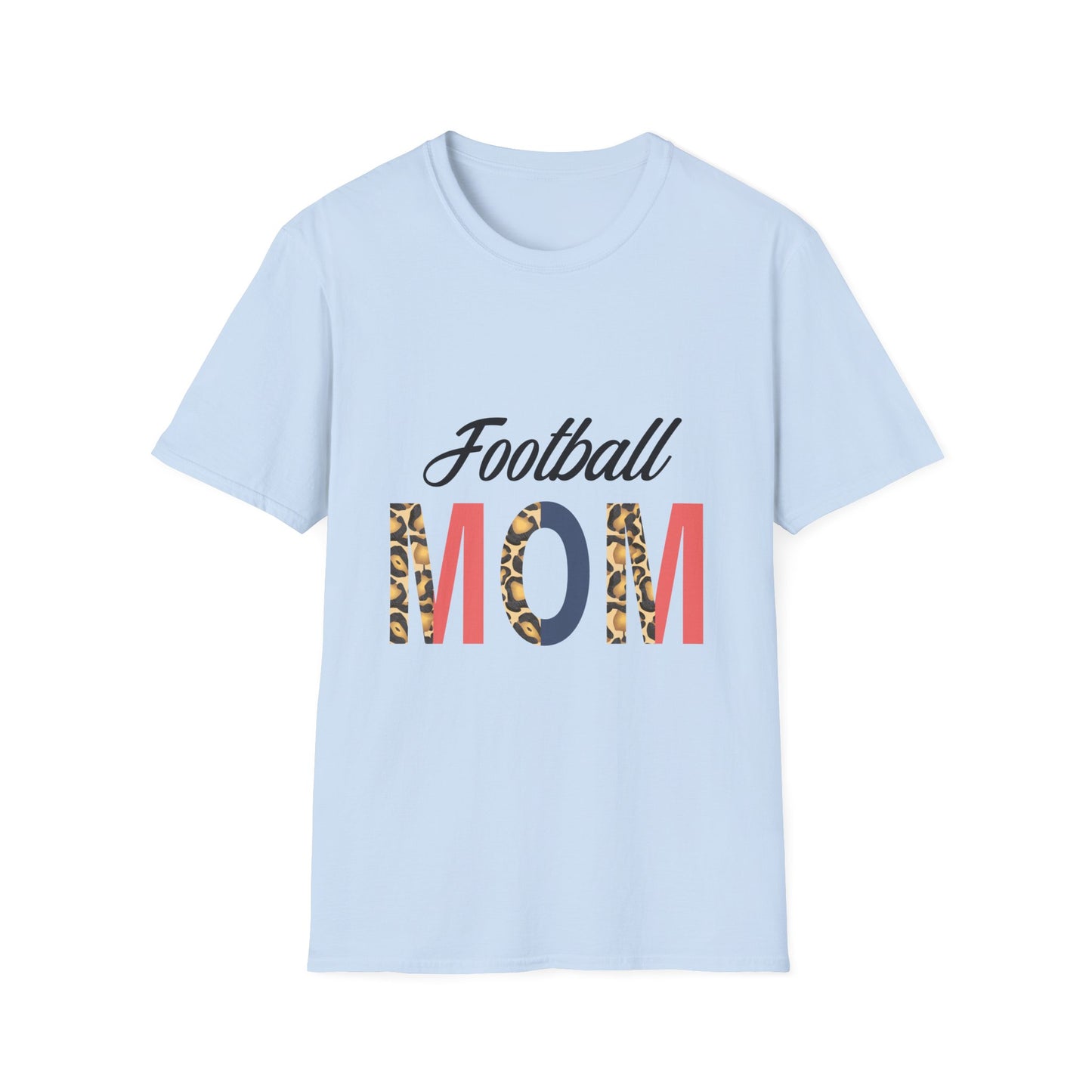 Cheetah Print Football Mom Tee