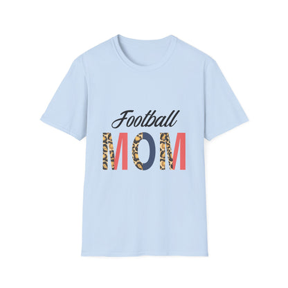 Cheetah Print Football Mom Tee