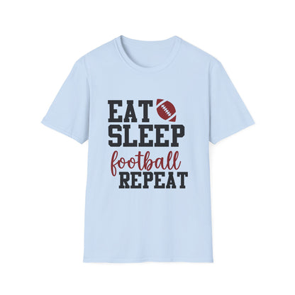 Eat Sleep Football Repeat Tee