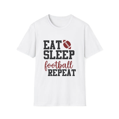 Eat Sleep Football Repeat Tee