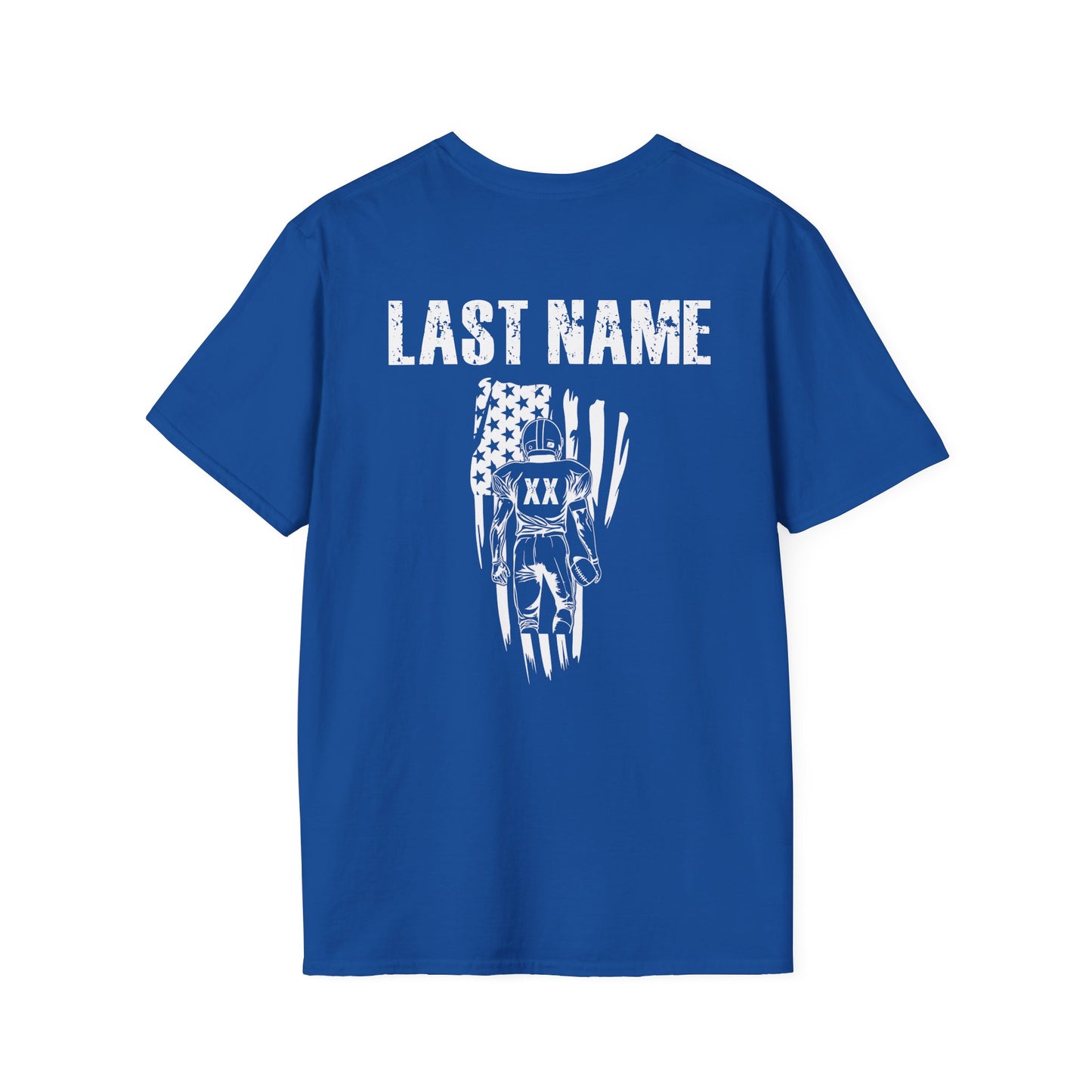 Custom Football Dad Flag Tee
