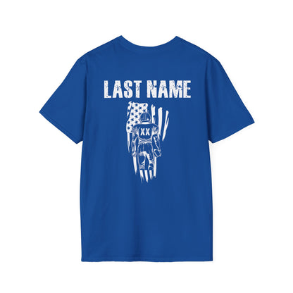 Custom Football Dad Flag Tee