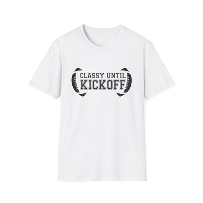 Classy Until Kickoff Football Tee