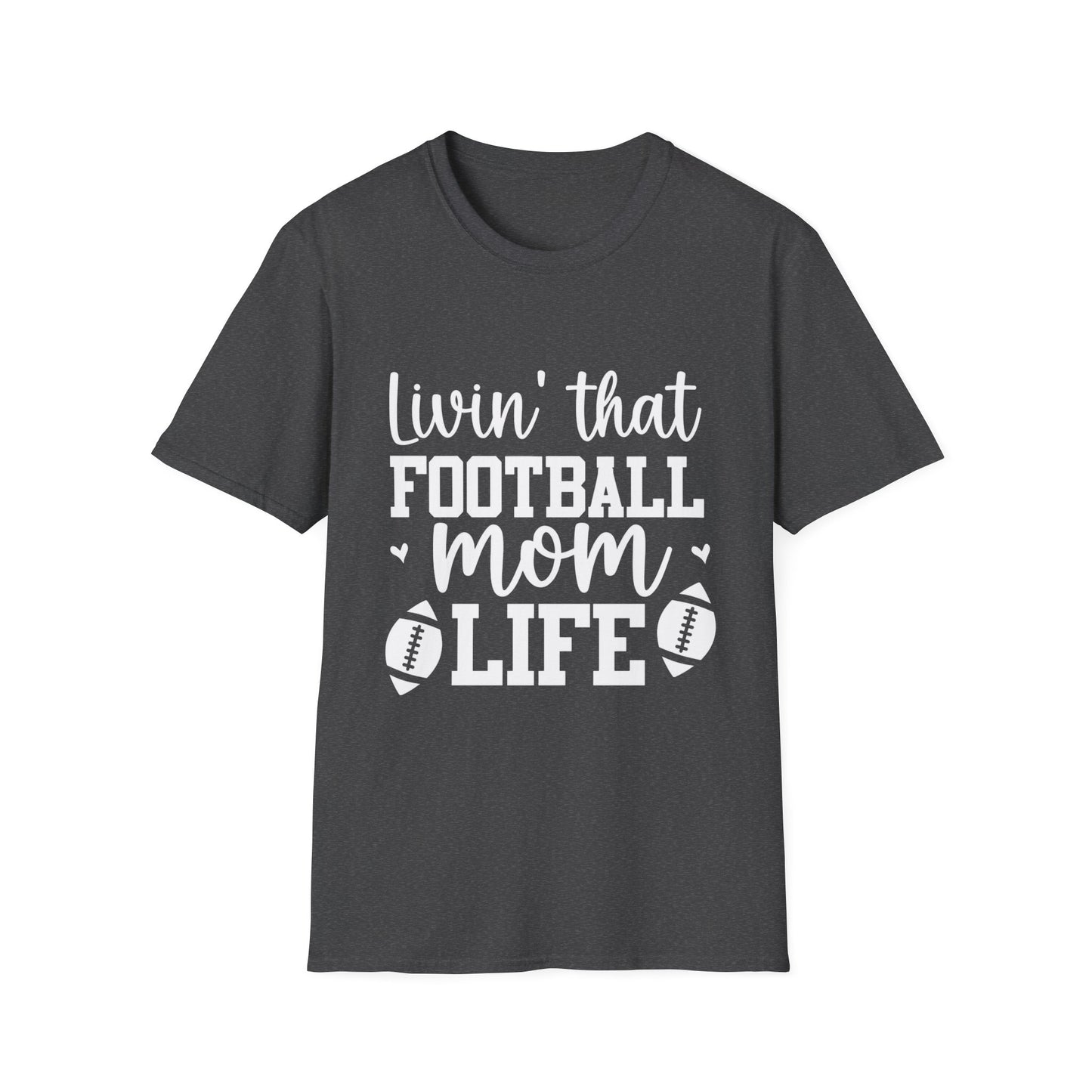 Living That Football Mom Life Football Tee