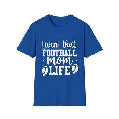 Living That Football Mom Life Football Tee