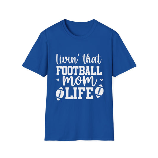 Living That Football Mom Life Football Tee