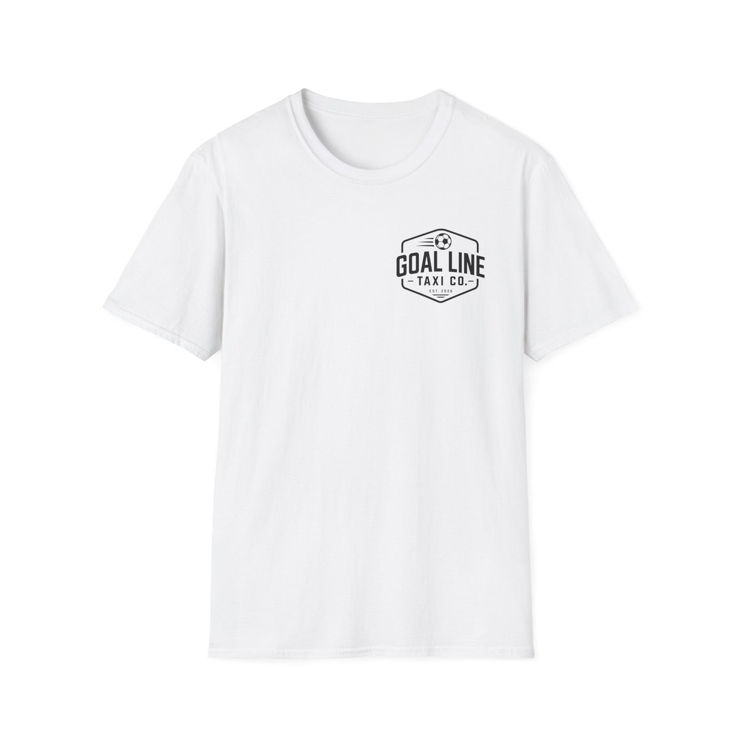 Goal Line Taxi Co. (Dad) Custom Soccer Tee