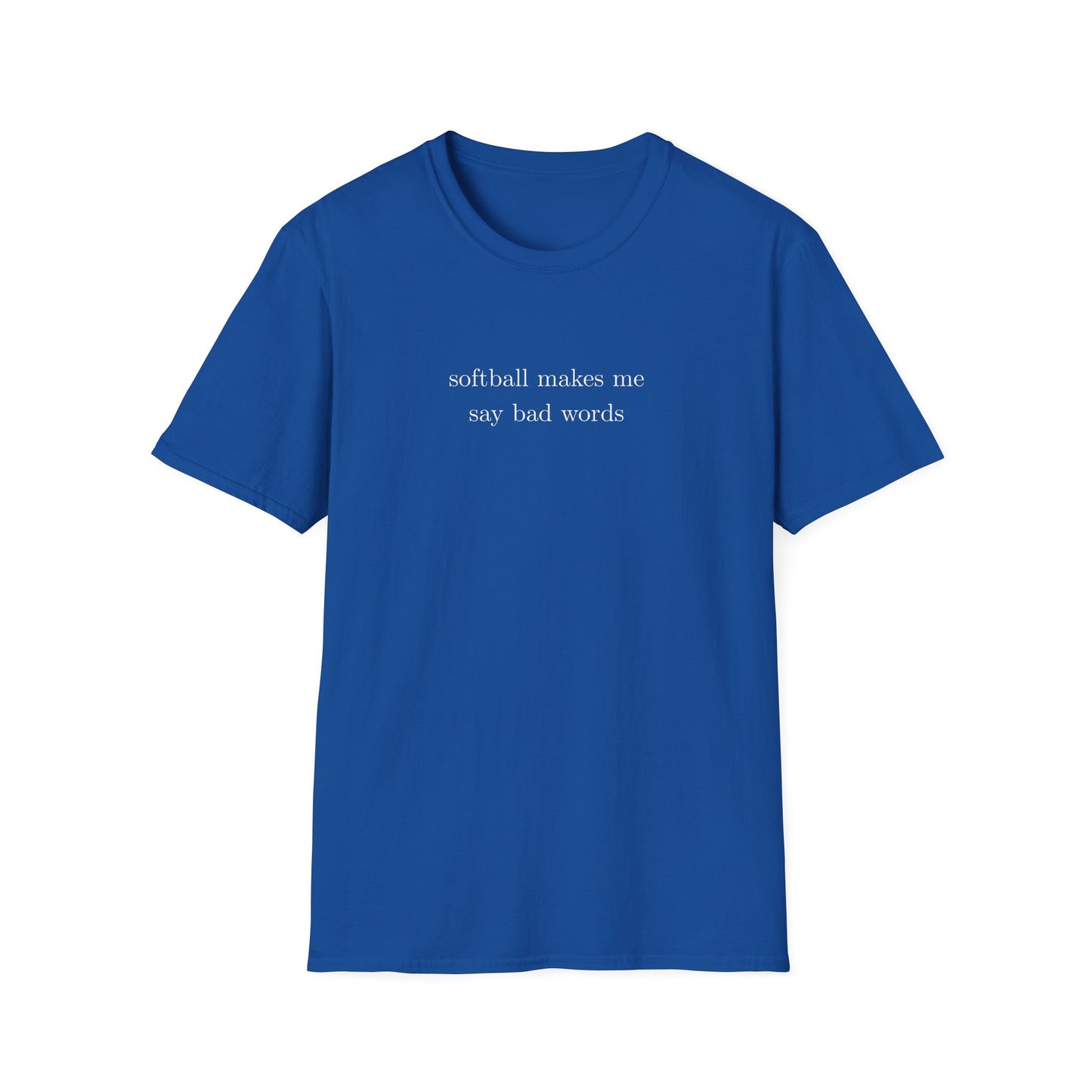 Softball Bad Words Tee
