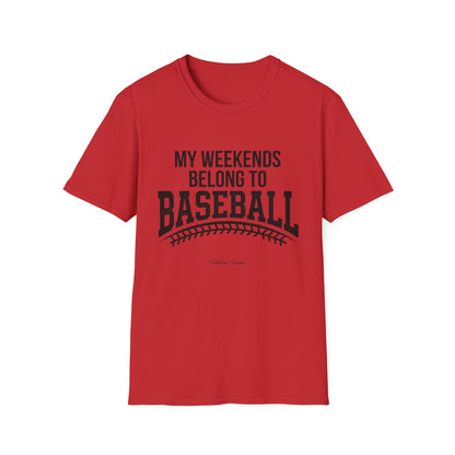 My Weekends Belong To Baseball Tee