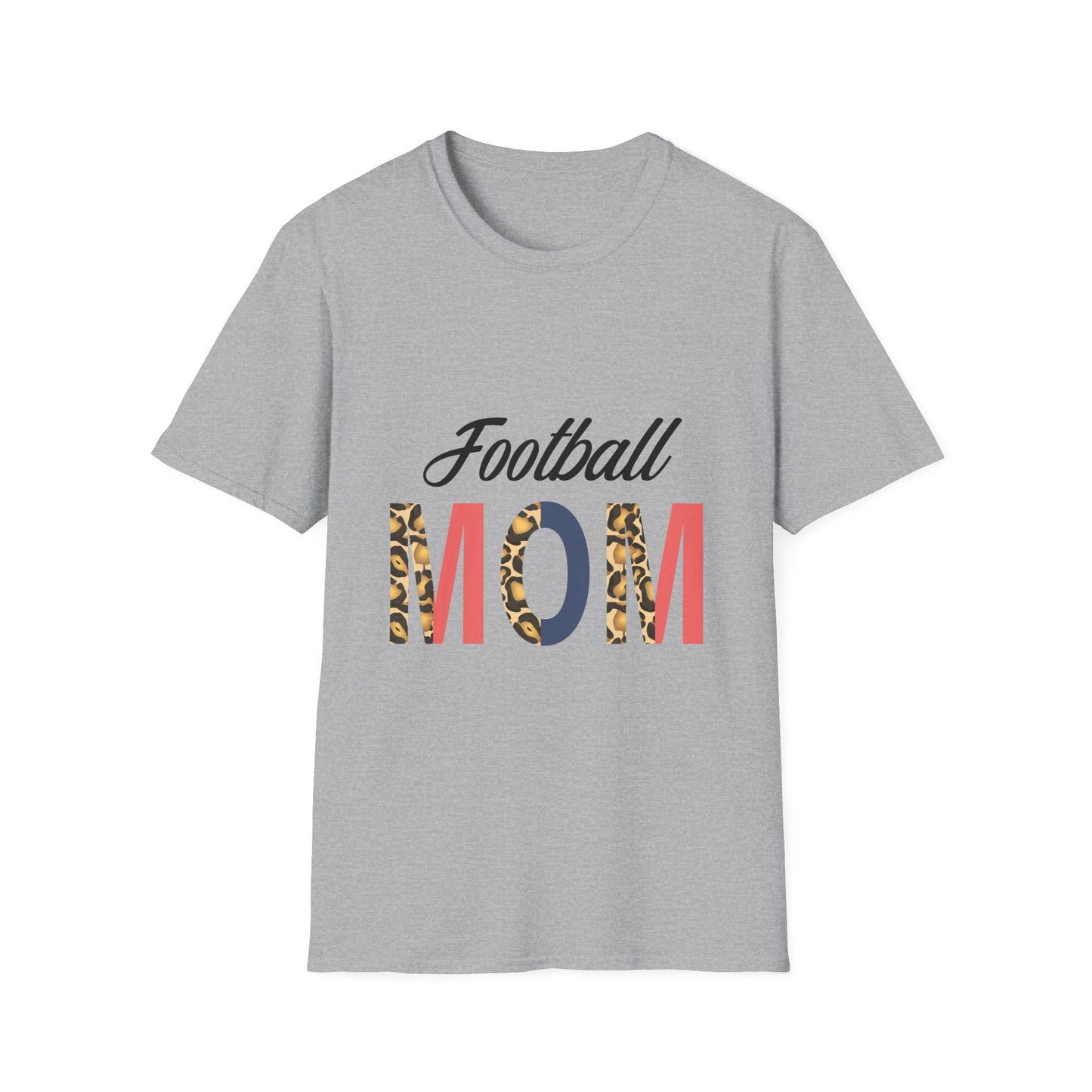 Cheetah Print Football Mom Tee