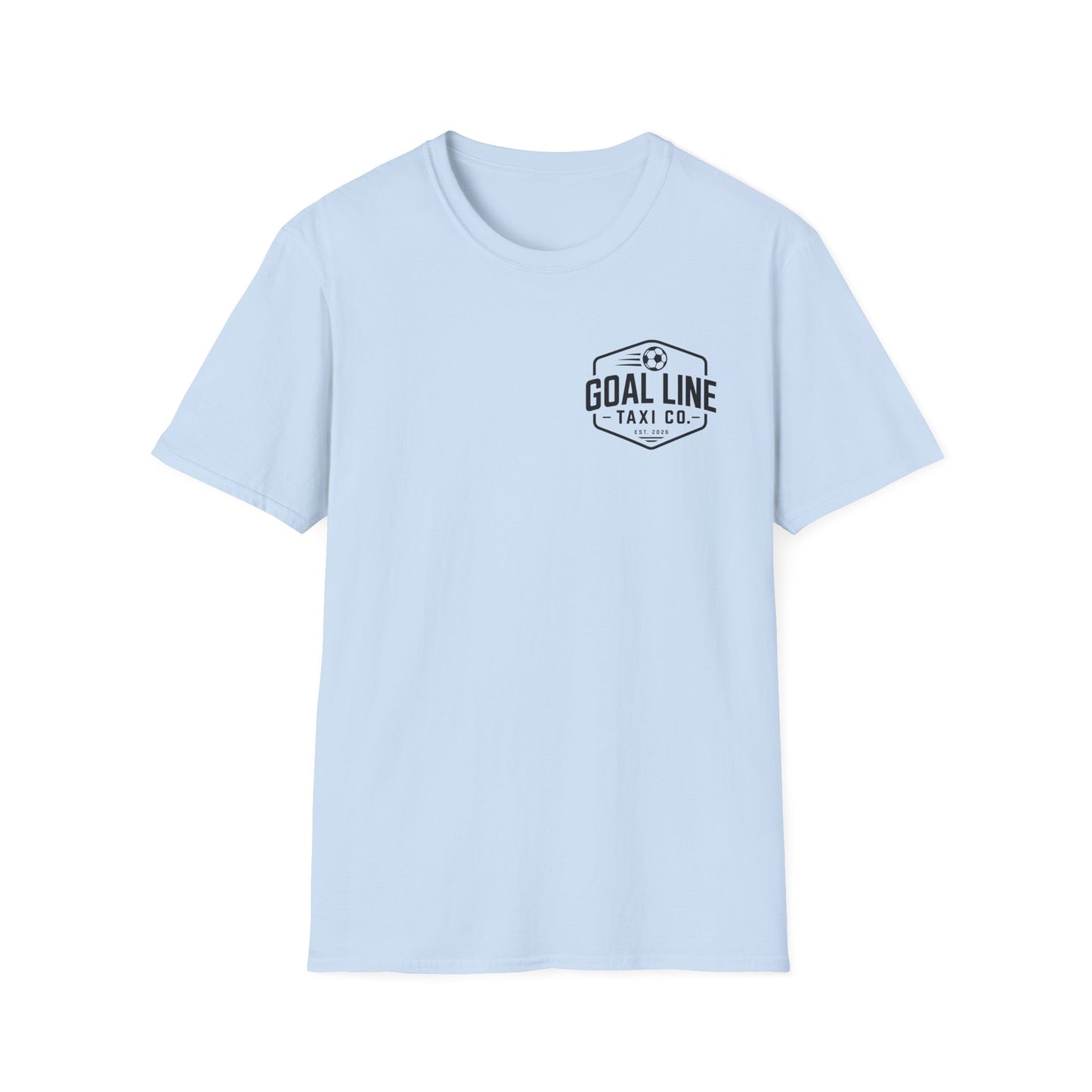 Goal Line Taxi Co. (Mom) Custom Soccer Tee