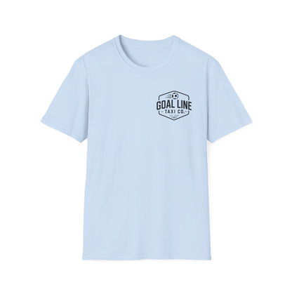 Goal Line Taxi Co. (Mom) Custom Soccer Tee