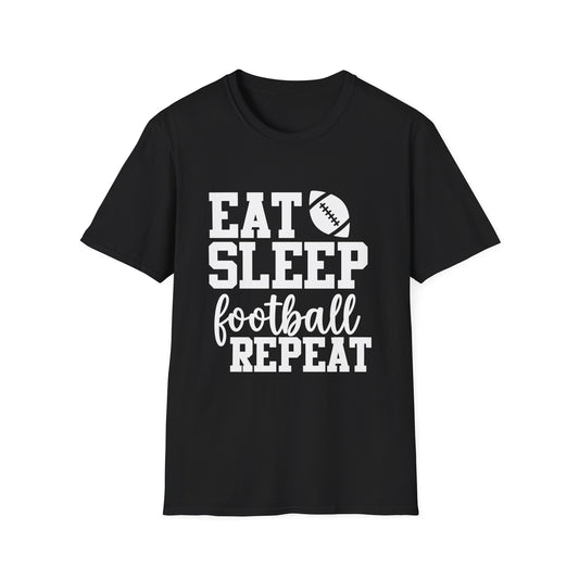 Eat Sleep Football Repeat Tee