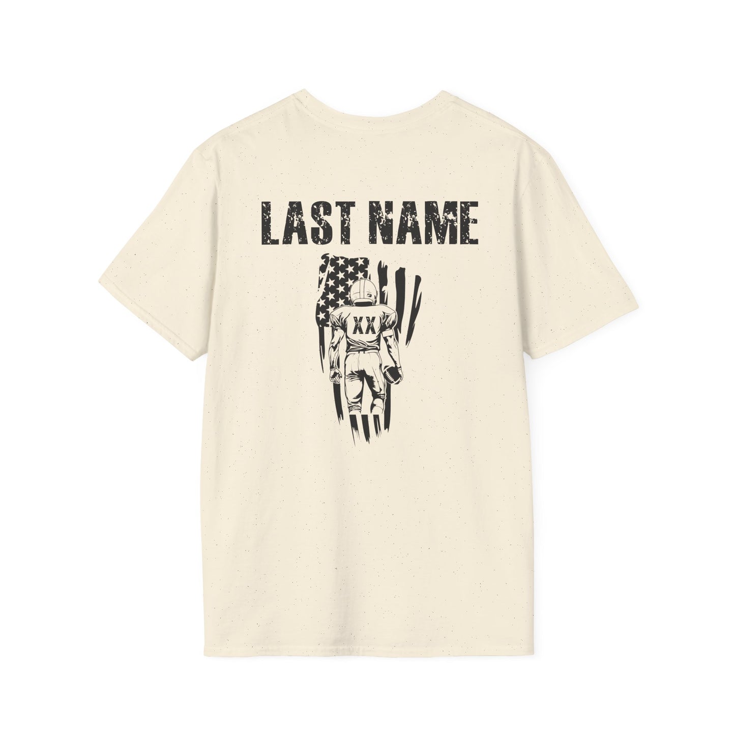 Custom Football Dad Flag Tee
