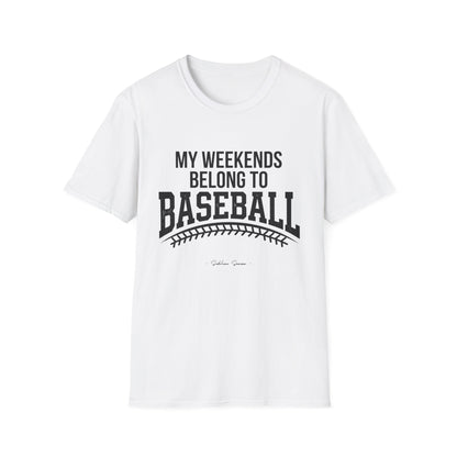 My Weekends Belong To Baseball Tee