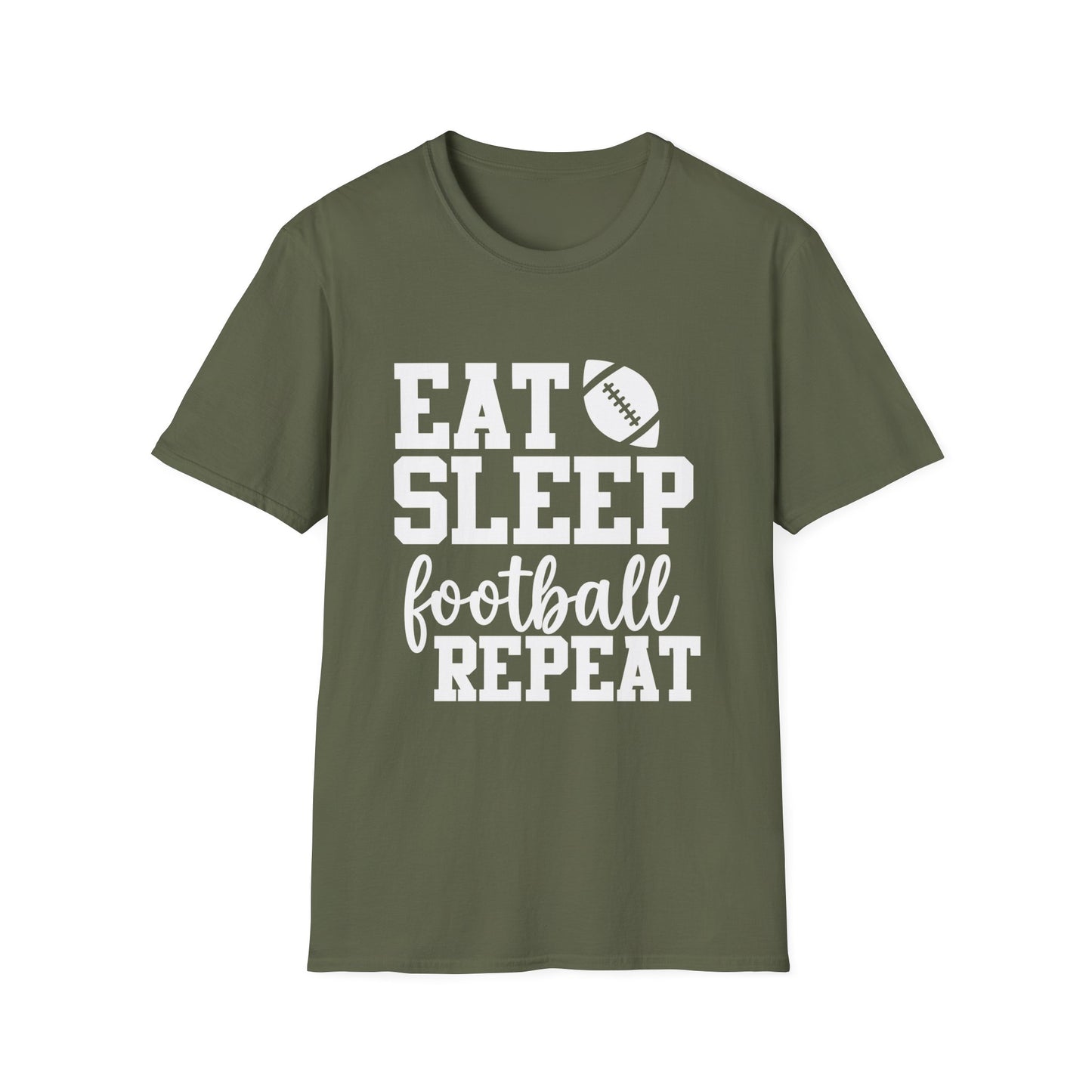 Eat Sleep Football Repeat Tee