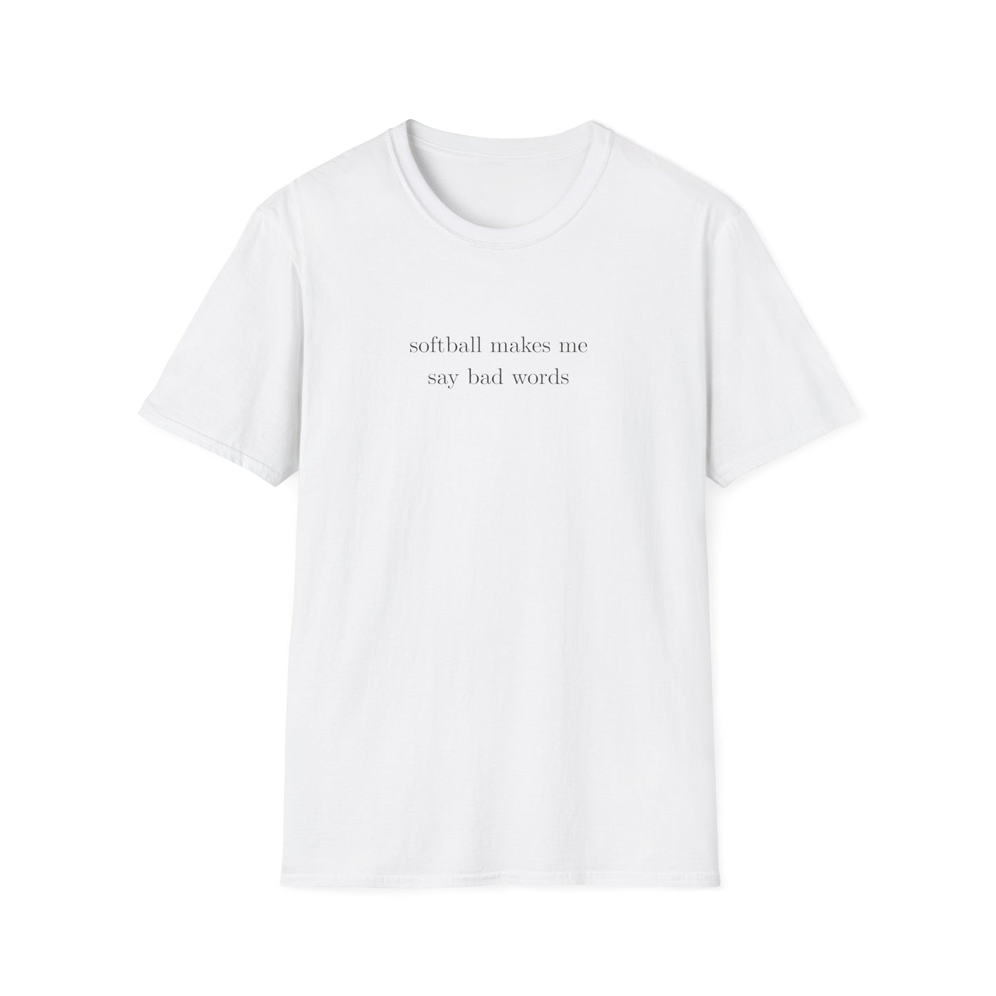 Softball Bad Words Tee