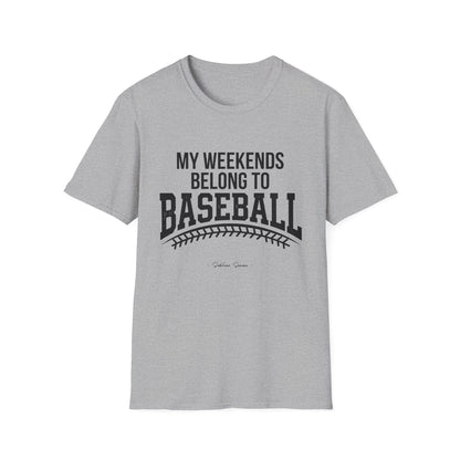 My Weekends Belong To Baseball Tee