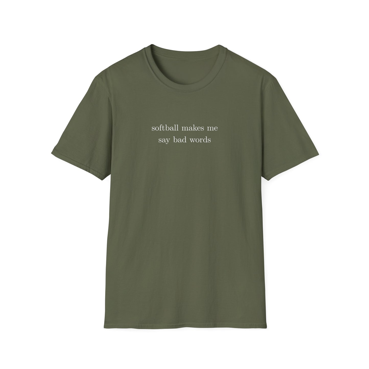 Softball Bad Words Tee