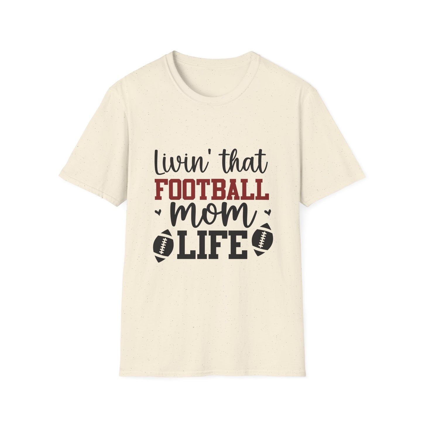 Living That Football Mom Life Football Tee