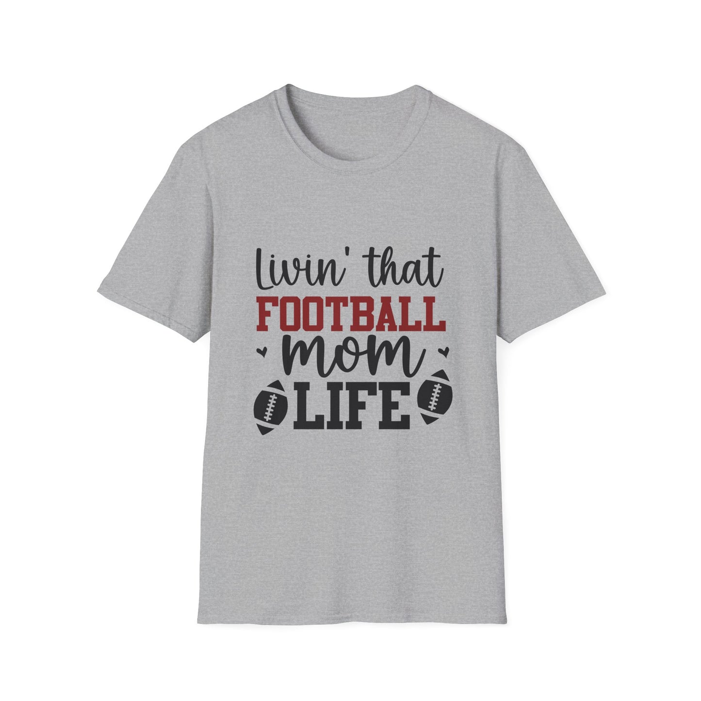 Living That Football Mom Life Football Tee