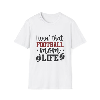 Living That Football Mom Life Football Tee