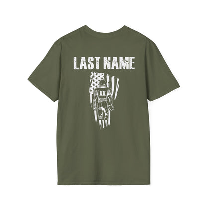 Custom Football Dad Flag Tee