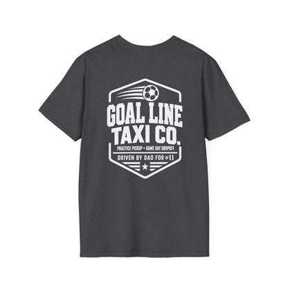 Goal Line Taxi Co. (Dad) Custom Soccer Tee