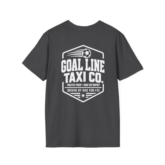 Goal Line Taxi Co. (Dad) Custom Soccer Tee