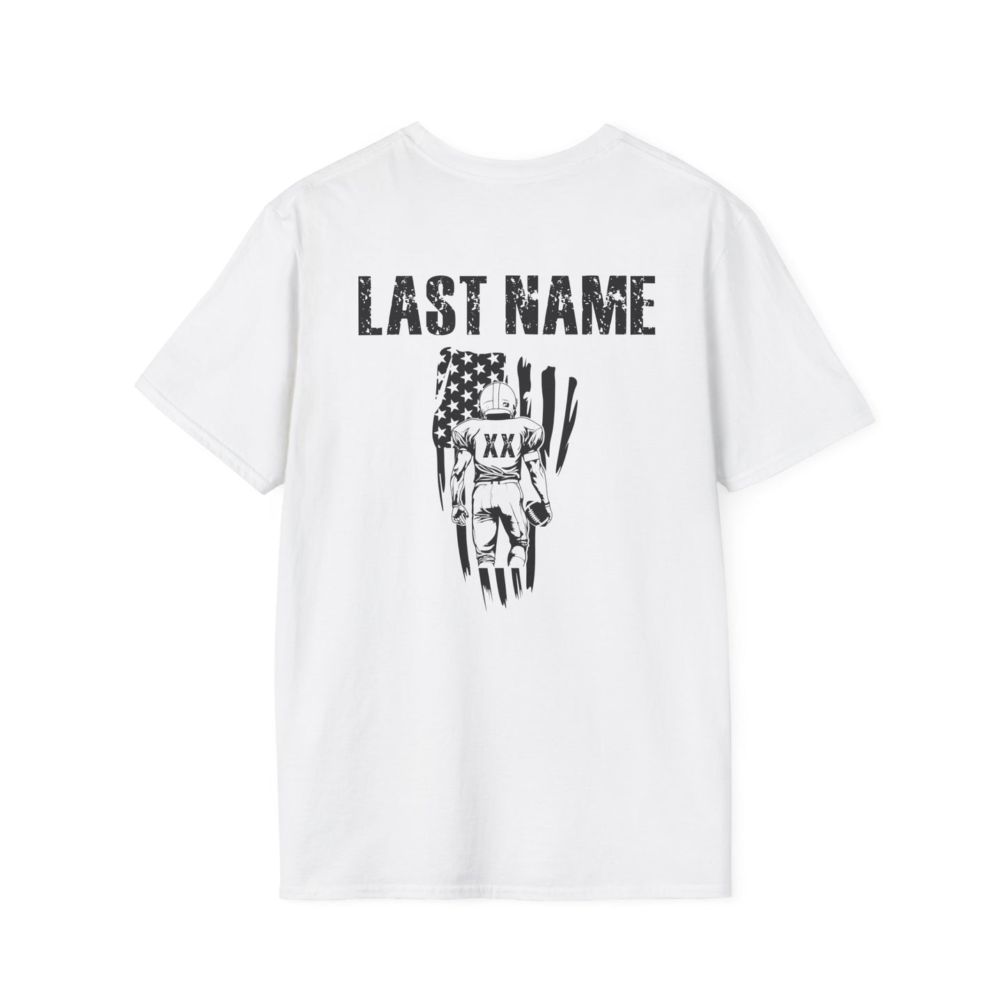 Custom Football Dad Flag Tee