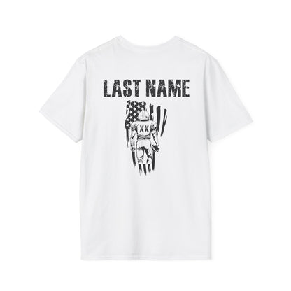 Custom Football Dad Flag Tee