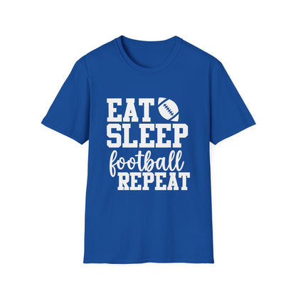 Eat Sleep Football Repeat Tee