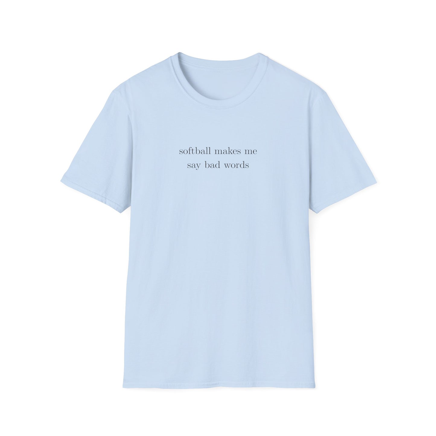 Softball Bad Words Tee