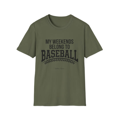 My Weekends Belong To Baseball Tee