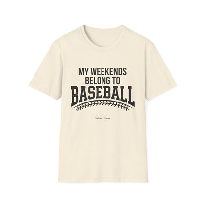 My Weekends Belong To Baseball Tee