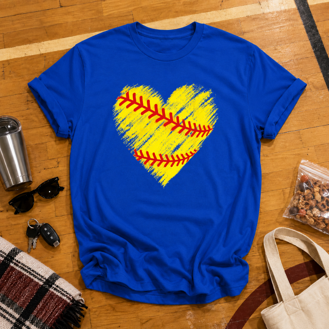 Softball Heart Tee