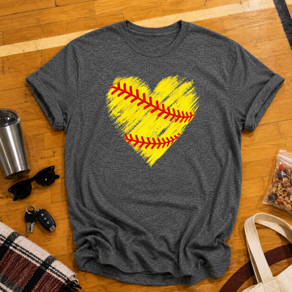 Softball Heart Tee