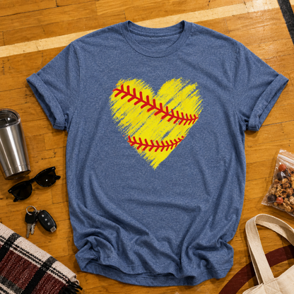 Softball Heart Tee