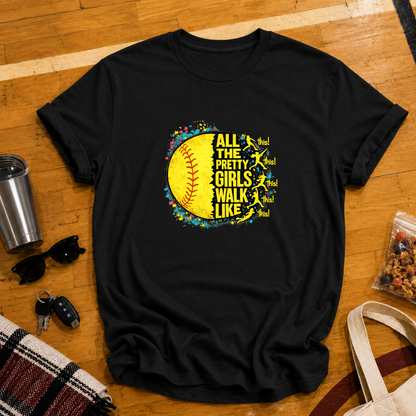 All The Pretty Girls Softball Tee