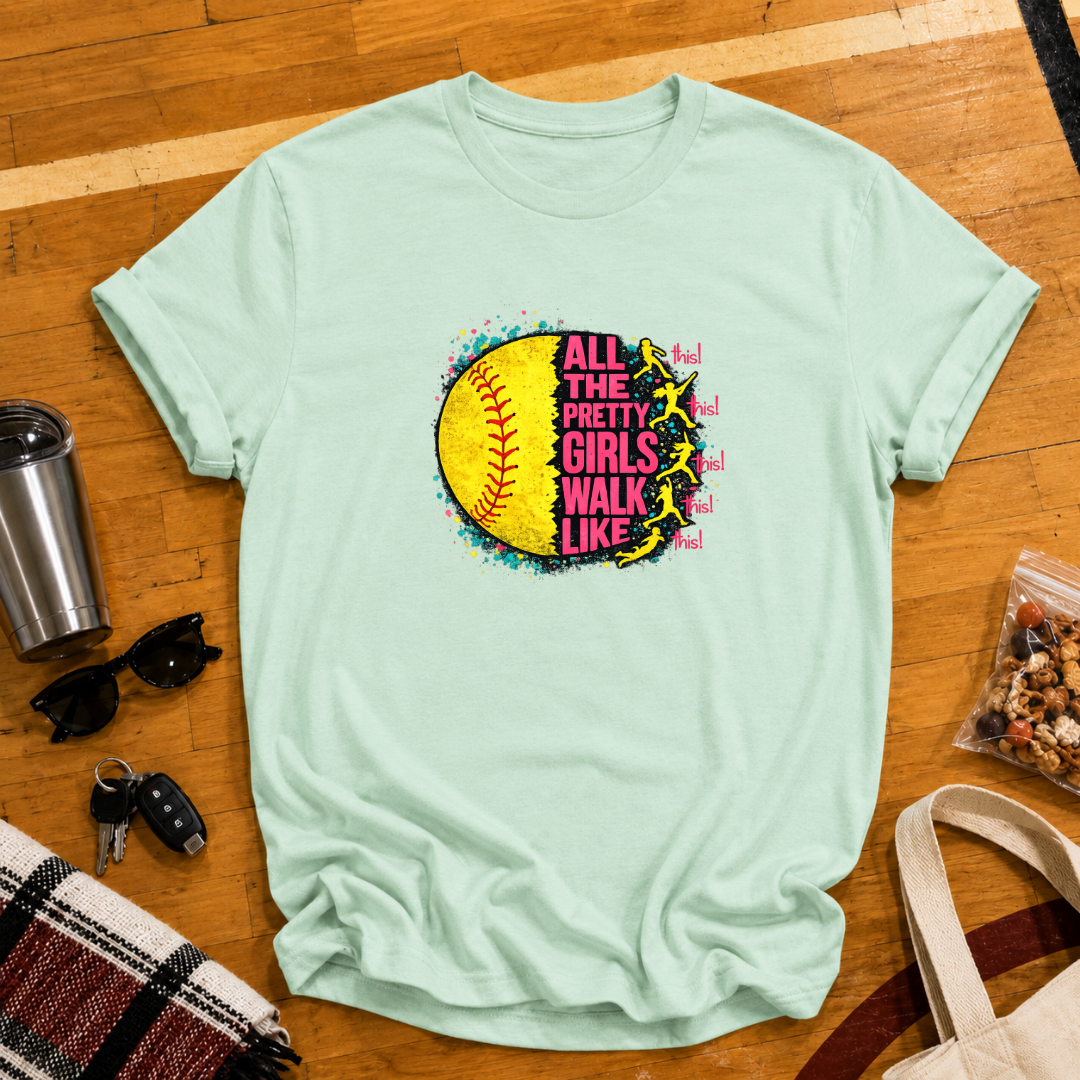 All The Pretty Girls Softball Tee