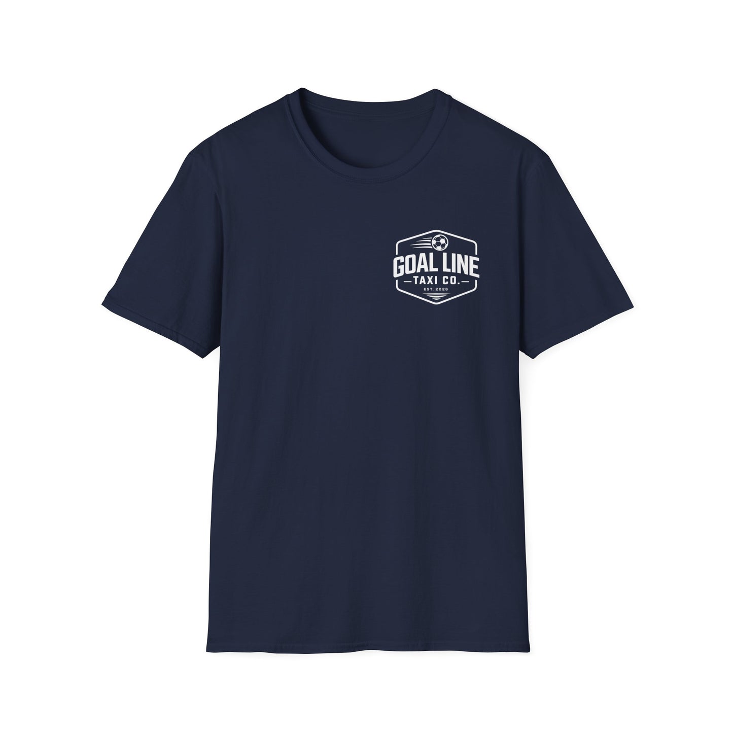 Goal Line Taxi Co. (Dad) Custom Soccer Tee