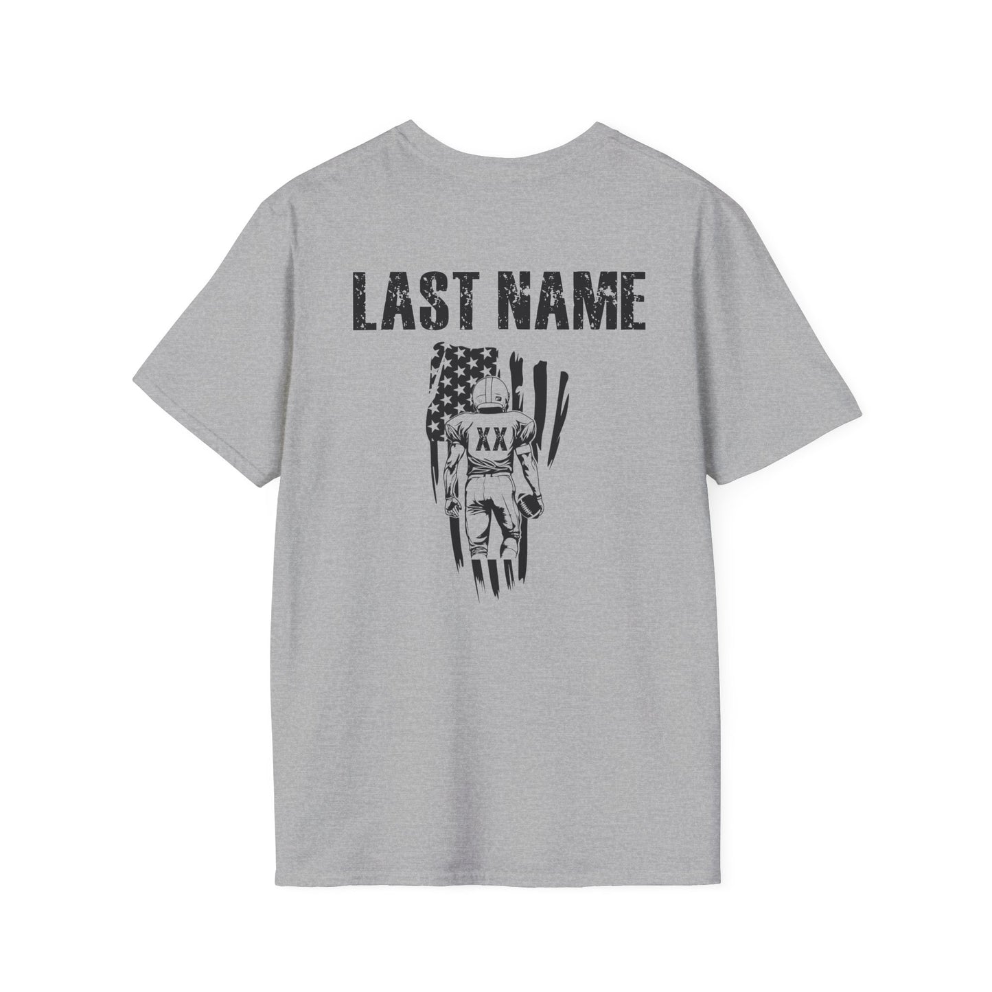 Custom Football Dad Flag Tee