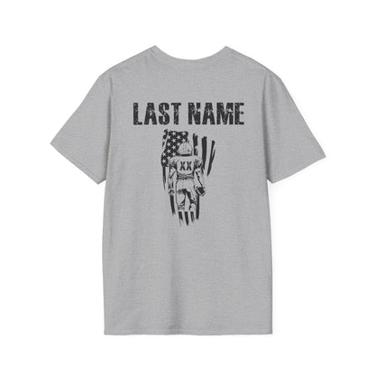 Custom Football Dad Flag Tee